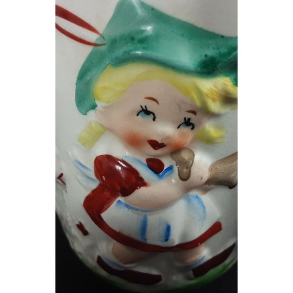 Vintage Mary Had a Little Lamb Mug 3D Nursery Rhyme Japan - Picture 9 of 10